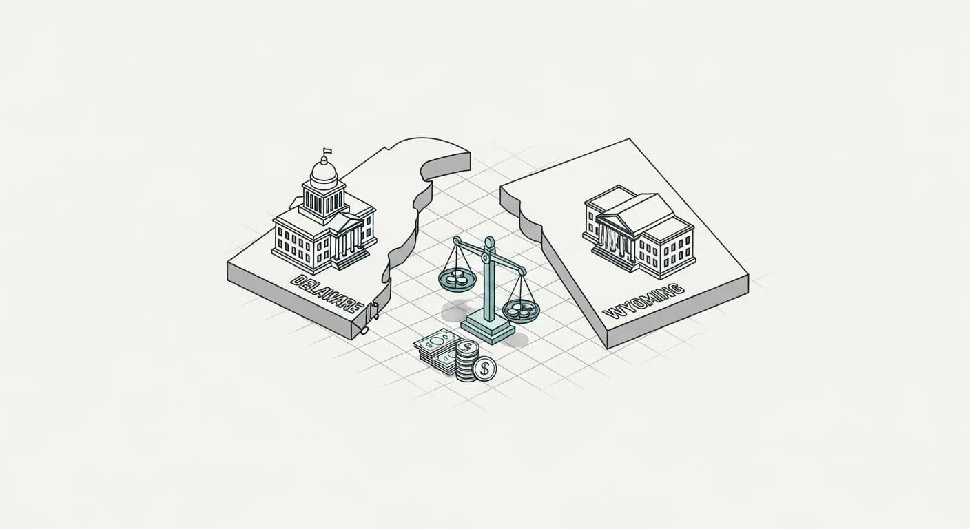 Delaware vs Wyoming LLC for Non-Residents (2026)