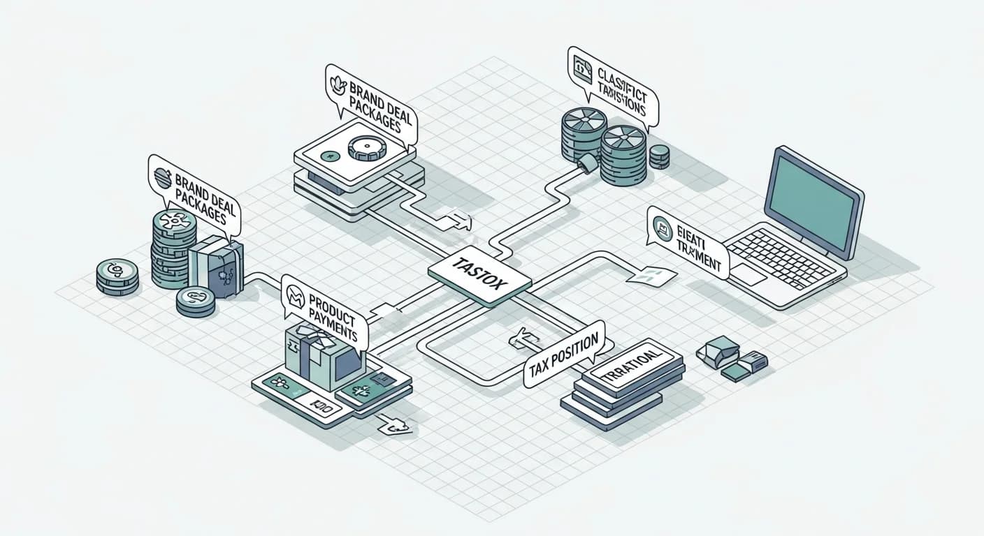 Creator Taxes: Product Gifts, 1099s & International Deals