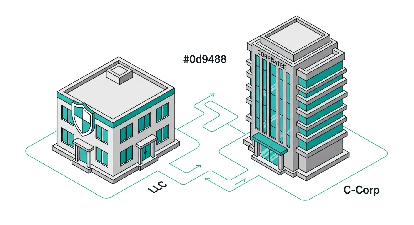US LLC vs C-Corp for Non-Residents: Which Entity Type?
